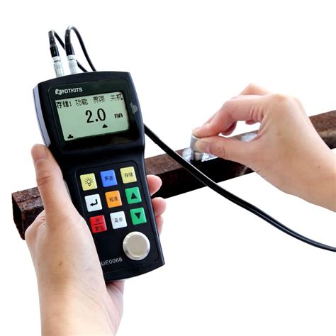 precision thickness tester|ultrasonic thickness gauge for plastic.